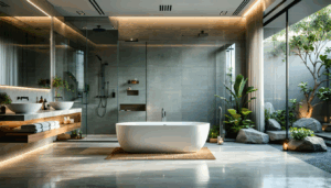 Dans le monde du design d’intérieur, la salle de bain est devenue un espace privilégié de détente et de bien-être. En 2025, cet espace intime ne se contente plus de sa simple fonction utilitaire. Il se transforme en un sanctuaire […]
