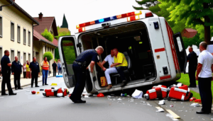 Le calme matinal d’Asnans-Beauvoisin a été bouleversé sur la départementale 468, à la sortie d’agglomération, par un accident qui aurait pu tourner au drame. Une ambulance de la société Jussieu, transportant un patient vers un rendez-vous médical, a terminé sa […]
