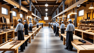 En lisière des Mauges, le bruissement des maillets et le parfum du cuir annoncent une nouvelle ère pour l’artisanat local. Depuis janvier 2025, les Compagnons du Devoir déploient à Saint-Pierre-Montlimart un éventail de formations inédites en charpenterie et maroquinerie. Installés […]