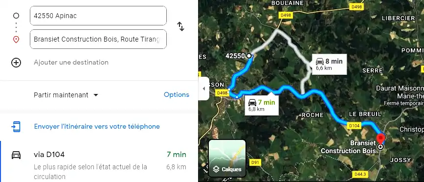 Charpentier couvreur à Apinac