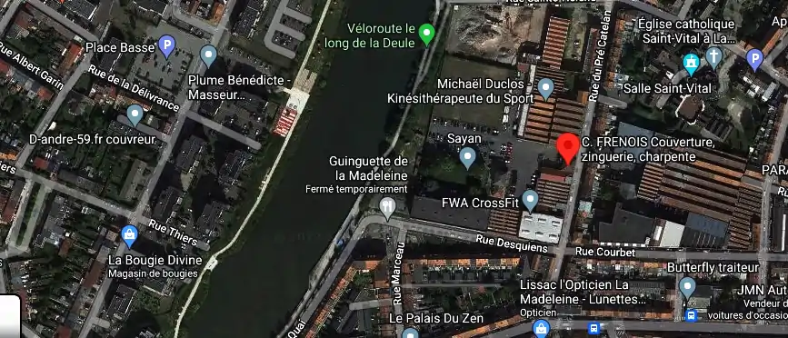 Charpentier couvreur à La Madeleine