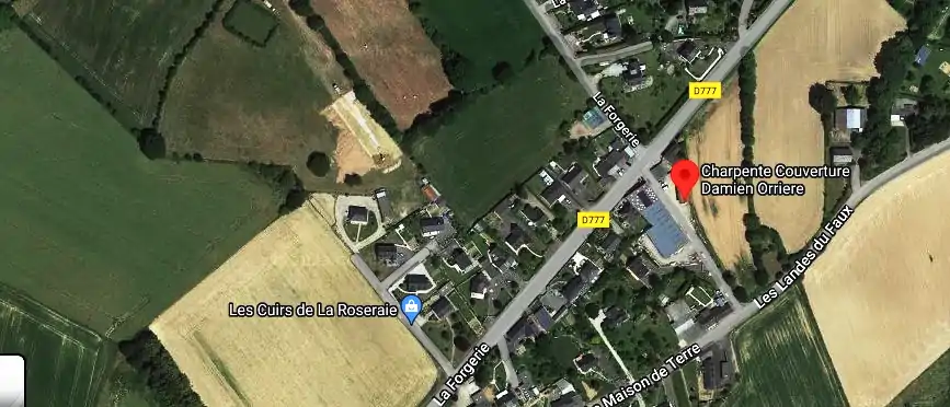 Charpentier couvreur à Saint-M'Hervé