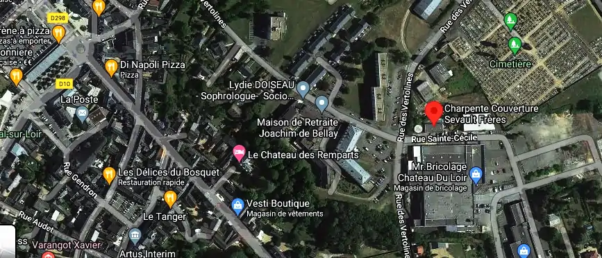 Charpentier couvreur à Montval-sur-Loir