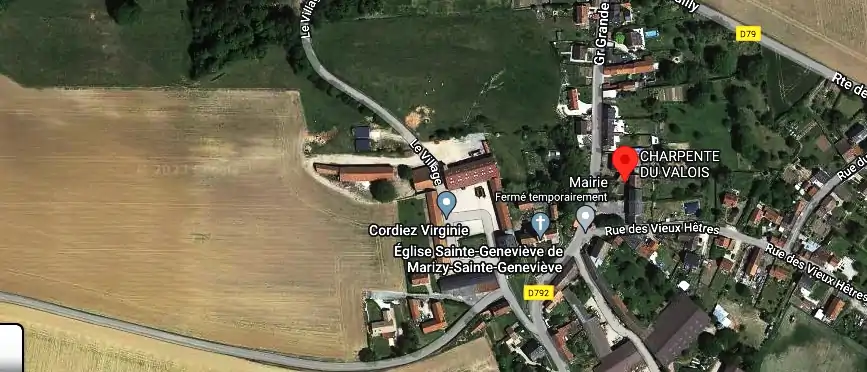 Charpentier couvreur à Marizy-Sainte-Geneviève
