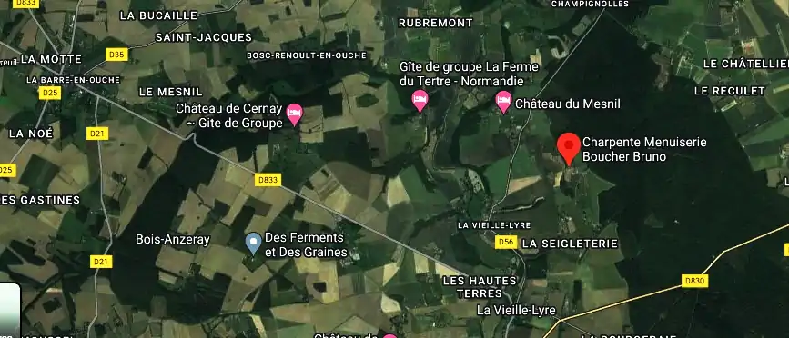 Charpente Menuiserie Boucher Bruno à La Vieille-Lyre