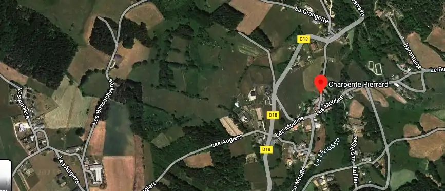 Charpente Pierrard à Saint-Jeures