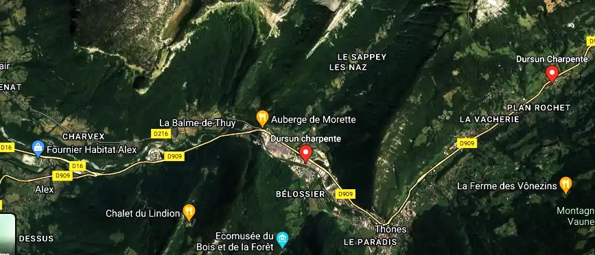 Dursun Charpente à 74230 Les Villards-sur-Thônes