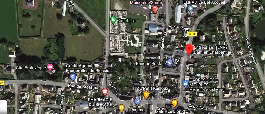 Charpentier couvreur à Fougerolles-du-Plessis