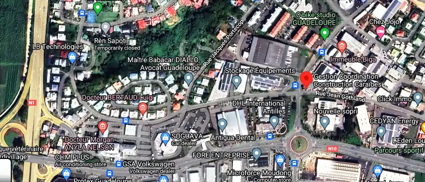Charpentier couvreur à 4 Rue Jean Audebert Zac de Moudong Centre, Baie-Mahault 97122, Guadeloupe