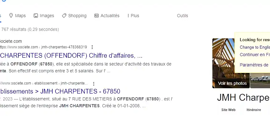 JMH Charpentes à Offendorf