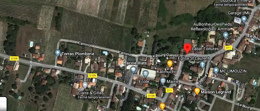 Charpentier couvreur à Illats