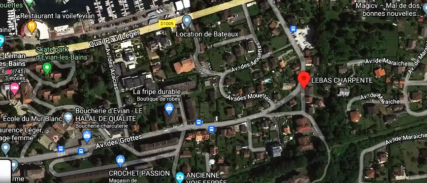Charpentier couvreur à Évian-les-Bains