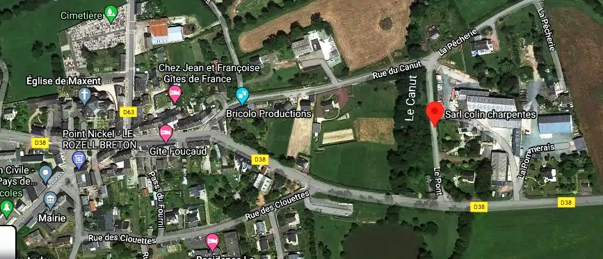 Charpentier couvreur à Maxent