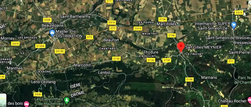 Charpentier couvreur à 38980 Viriville
