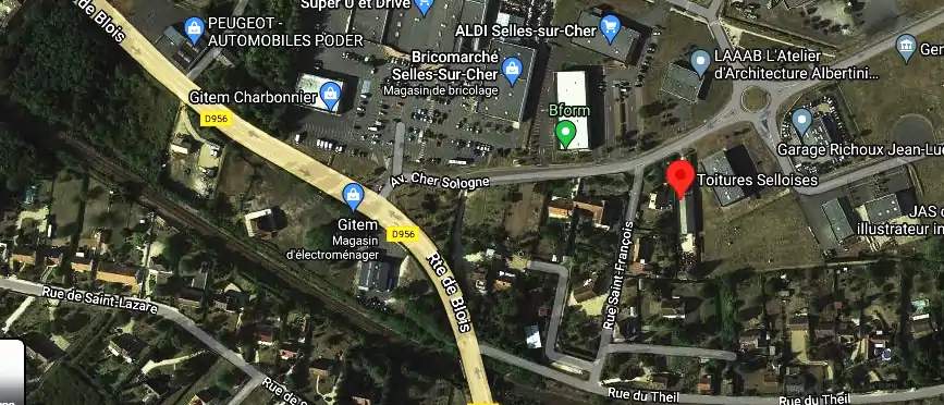 Charpentier couvreur à Selles-sur-Cher